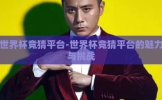 世界杯竞猜平台-世界杯竞猜平台的魅力与挑战