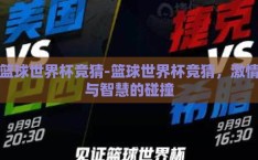 篮球世界杯竞猜-篮球世界杯竞猜，激情与智慧的碰撞