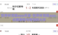 世界杯竞猜app开发-世界杯竞猜app，点燃激情与智慧的火花