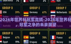 2026年世界杯冠军竞猜-2026年世界杯，冠军之争的未来展望