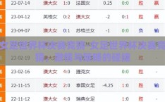 女足世界杯决赛竞猜-女足世界杯决赛竞猜，激情与策略的碰撞