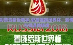 彩票竞猜世界杯-彩票竞猜世界杯，激情与机遇的碰撞