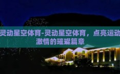 灵动星空体育-灵动星空体育，点亮运动激情的璀璨篇章