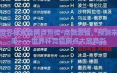 世界杯竞猜网点宣传-点燃激情，预测未来——世界杯竞猜网点大放异彩
