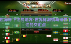 世界杯下注的地方-世界杯激情与理性下注的交汇点