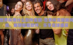 世界杯用什么软件竞猜-世界杯竞猜新风尚，解锁智能软件，乐享足球盛宴