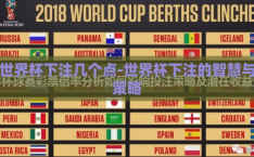 世界杯下注几个点-世界杯下注的智慧与策略