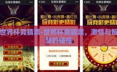 世界杯竞猜票-世界杯竞猜票，激情与智慧的碰撞