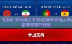 世界杯 竞猜平台下载-世界杯竞猜，激情与智慧的碰撞