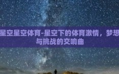 星空星空体育-星空下的体育激情，梦想与挑战的交响曲
