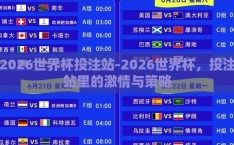 2026世界杯投注站-2026世界杯，投注站里的激情与策略