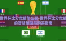 世界杯比分竞猜怎么买-世界杯比分竞猜的智慧策略与购买指南