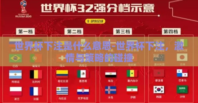 世界杯下注是什么意思-世界杯下注，激情与策略的碰撞