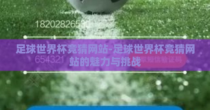 足球世界杯竞猜网站-足球世界杯竞猜网站的魅力与挑战 足球世界杯竞猜网站-足球世界杯竞猜网站的魅力与挑战