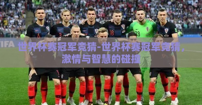 世界杯赛冠军竞猜-世界杯赛冠军竞猜，激情与智慧的碰撞