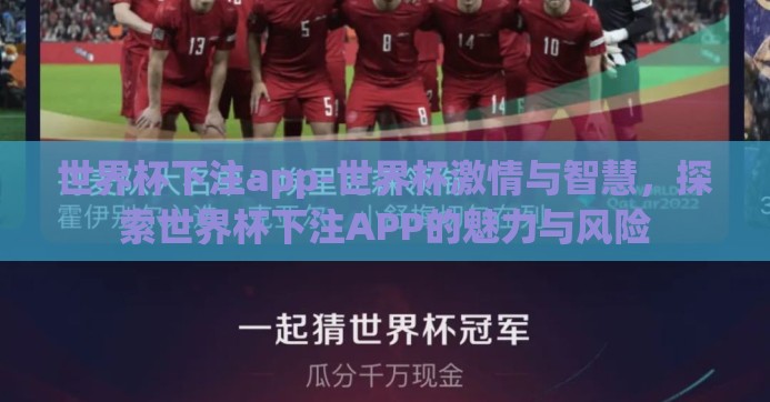 世界杯下注app-世界杯激情与智慧,探索世界杯下注APP的魅力与风险 世界杯下注app-世界杯激情与智慧,探索世界杯下注APP的魅力与风险