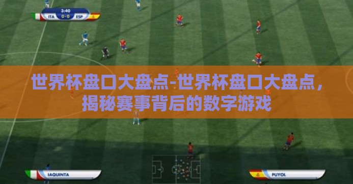 世界杯盘口大盘点-世界杯盘口大盘点,揭秘赛事背后的数字游戏 世界杯盘口大盘点-世界杯盘口大盘点,揭秘赛事背后的数字游戏