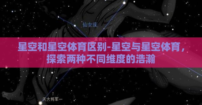 星空和星空体育区别-星空与星空体育，探索两种不同维度的浩瀚