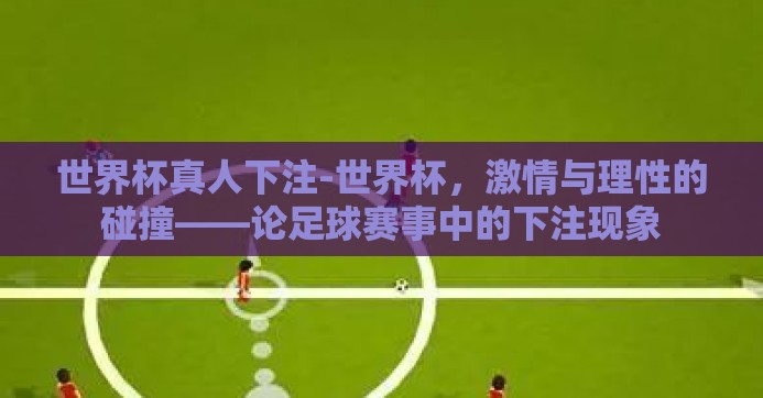 世界杯真人下注-世界杯，激情与理性的碰撞——论足球赛事中的下注现象