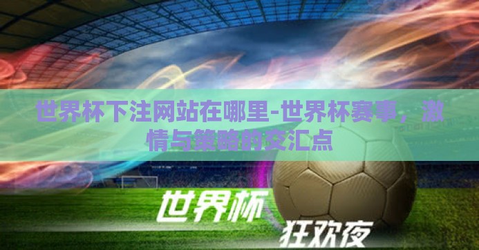 世界杯下注网站在哪里-世界杯赛事，激情与策略的交汇点