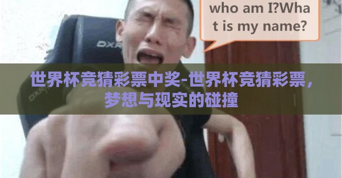 世界杯竞猜彩票中奖-世界杯竞猜彩票,梦想与现实的碰撞 世界杯竞猜彩票中奖-世界杯竞猜彩票,梦想与现实的碰撞